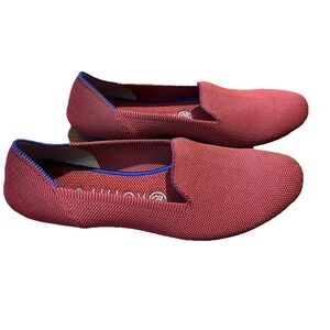 Rothy's The Loafer Women's Flats Shoes Slip On‎ Round Toe Red Size 7.5